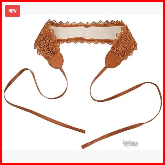 Adjustable Lace-Up Corset Belt Faux Leather Waist Wrap Women\'s Accessory main image 4